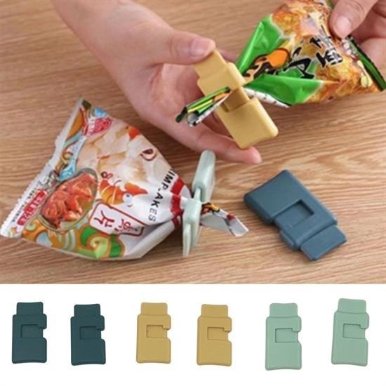 BUFFER® 6lı Hava Sızdırmaz Poşet Torba Ambalaj Ve Paket Kıstırmalı Kapatma Klipsi